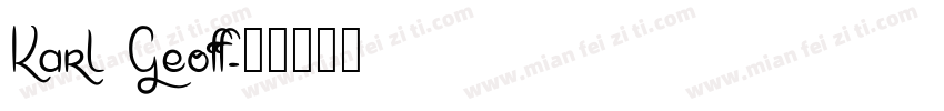 Karl Geoff字体转换